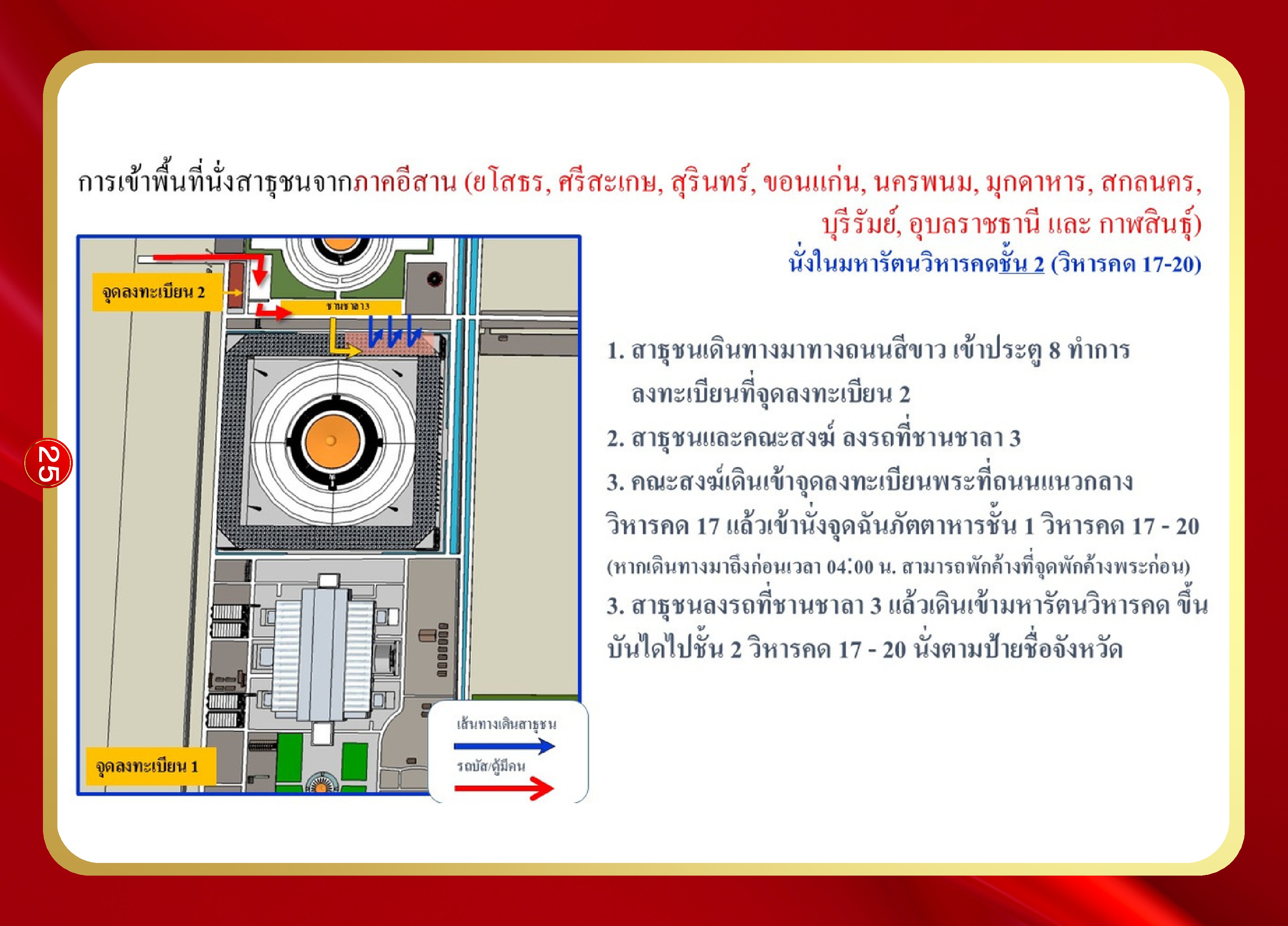 หน้า 25: การเข้าพื้นที่นั่งสาธุชน ภาคอีสาน (กลุ่มที่ 2)